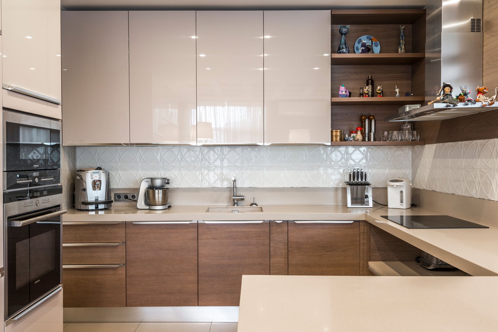 Kitchen organization detail shot